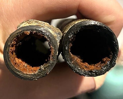 Jam Plumbing Pdx – Galvanized Water Pipe Replacement Portland Or Corroded Galvanized Water Pipes Removed During House Repiping Project In Portland Or